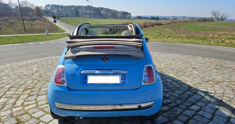 Fiat 500 cena 18900 przebieg: 122373, rok produkcji 2014 z Chodzież małe 781